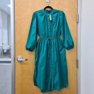 J. Crew NWT Clover Cotton Voile Midi Dress 6